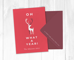 Oh Deer what a year 2021 Christmas Card