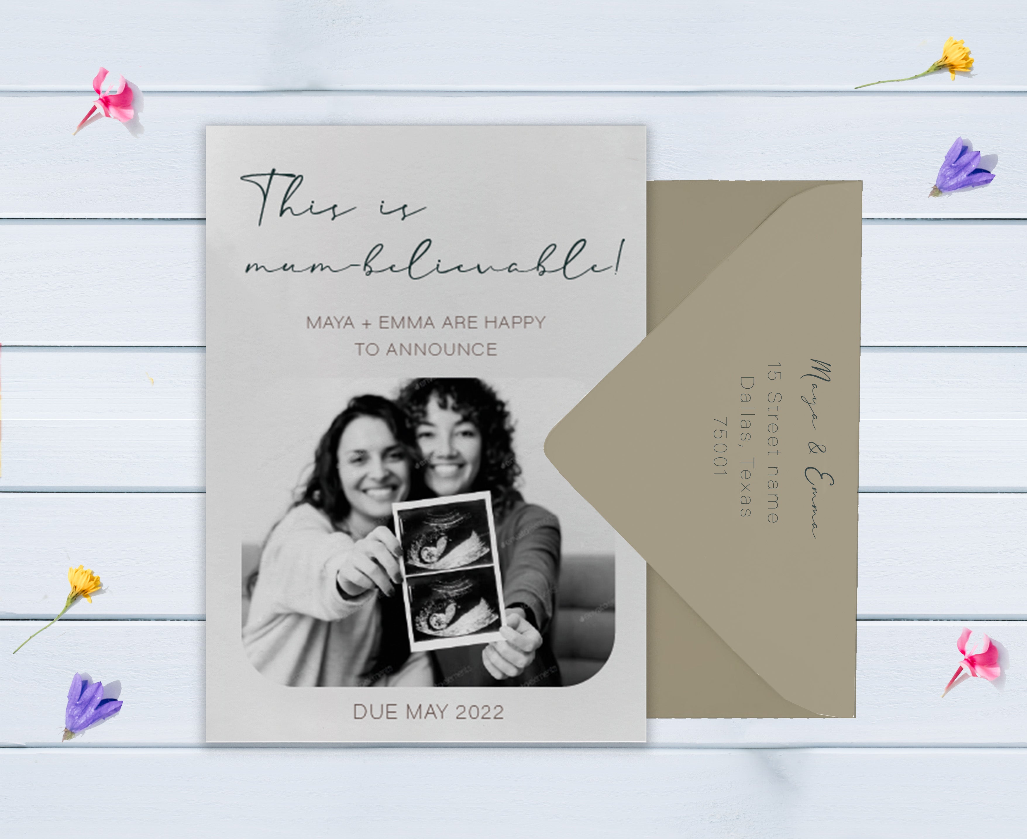 MINIMALIST MOTHER'S DAY PHOTO CARD