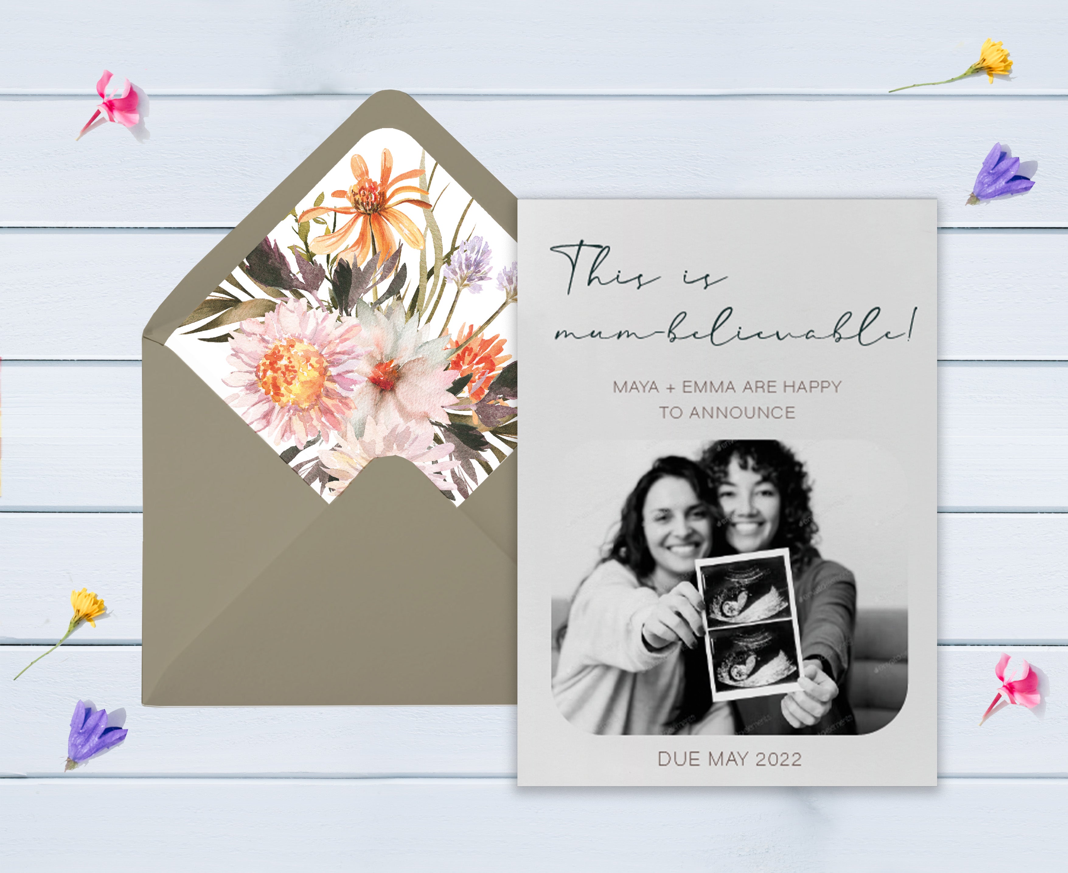MINIMALIST MOTHER'S DAY PHOTO CARD