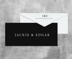 Minimal Style Save the Date